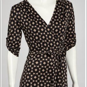 AA Studio Beige & Black Dress